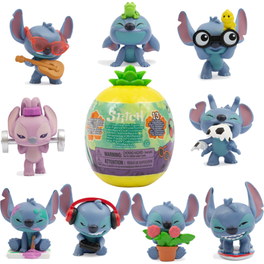 Mini Φιγούρες Disney Stitch Ανανάς 1 Τμχ - Τυχαία Επιλογή Σχεδίου