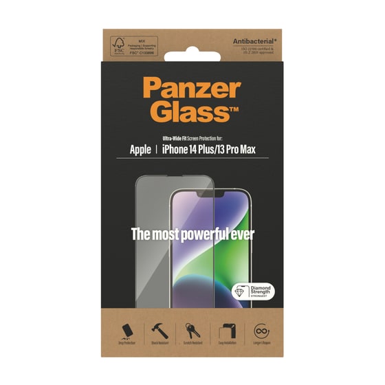 Προστατευτικό οθόνης Apple iPhone 14 Plus/iPhone 13 Pro Max - PanzerGlass Ultra-Wide Fit image 3