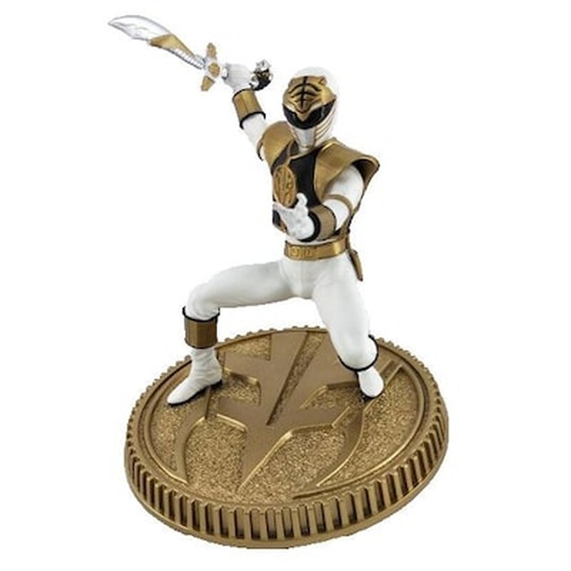 Mighty Morphin Power Rangers Pvc Statue White Ranger 23 Cm