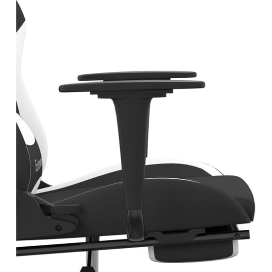 Καρέκλα Gaming VIDAXL 3143730 με Υποπόδιο - Μαύρο image 8
