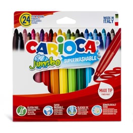 Μαρκαδόροι Carioca Jumbo 24 Τεμάχια