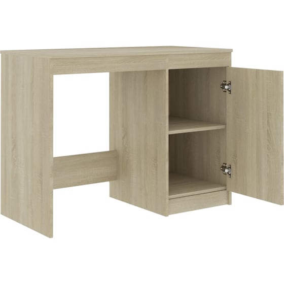Γραφείο Μελέτης VidaXL από Μοριοσανίδα 140x50x76cm - Μπεζ image 4