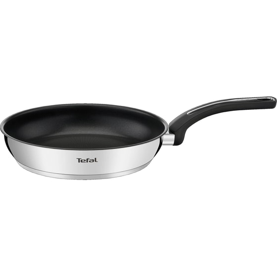 Αντικολλητικό Τηγάνι TEFAL EMOTION από Ατσάλι 24 cm Inox image 1