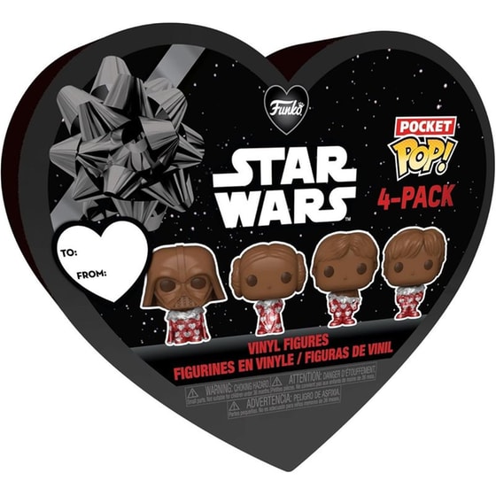 Funko Pocket Pop! Star Wars - Funko Pocket Pop! Star Wars Valentine's Day - Valentines Box 4-Pack image 1