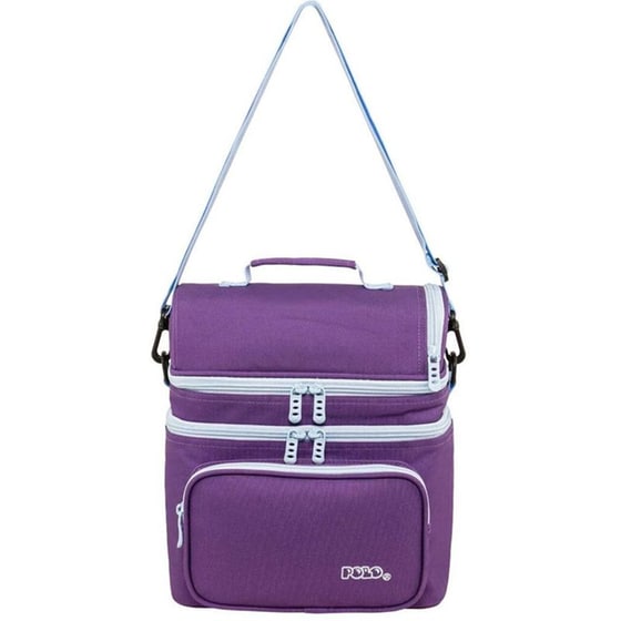Τσαντάκι Φαγητού Ισοθερμικό Polo Double Cooler Μωβ 9L image 1