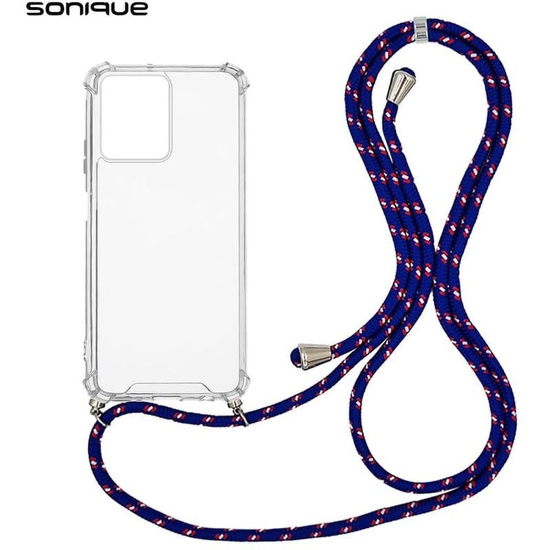 Θήκη Xiaomi Redmi 13C 4G - Sonique Armor Clear Με Κορδόνι - Πολύχρωμο