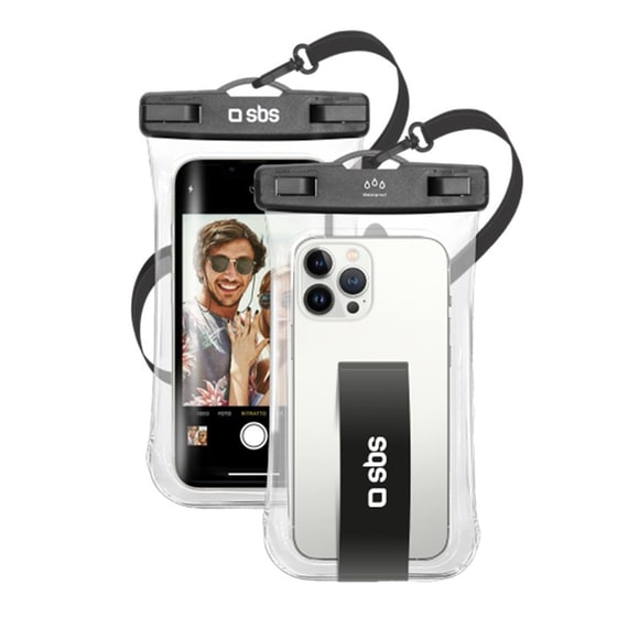 Αδιάβροχη Θήκη SBS με selfie grip - Μαύρη image 2