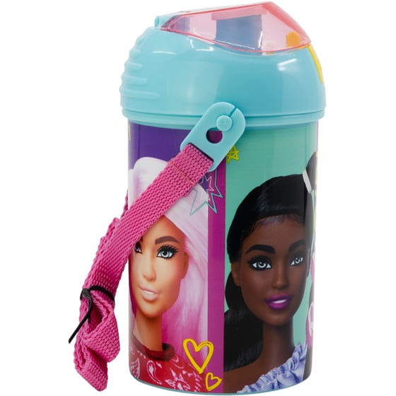Παγούρι GIM Pop Up 450ml Barbie image 1
