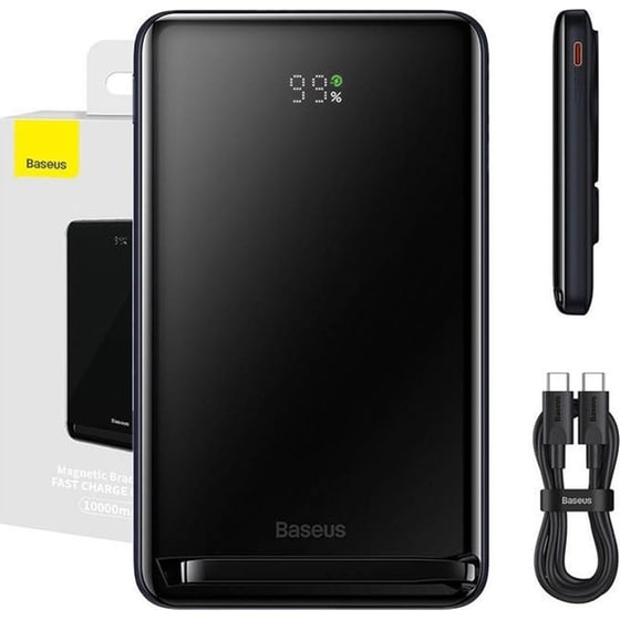 Powerbank Baseus Magnetic Bracket με Magsafe 10000mAh - Μπλε image 0