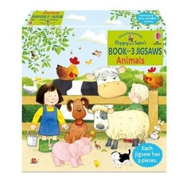 Poppy and Sam's Book and 3 Jigsaws: Animals