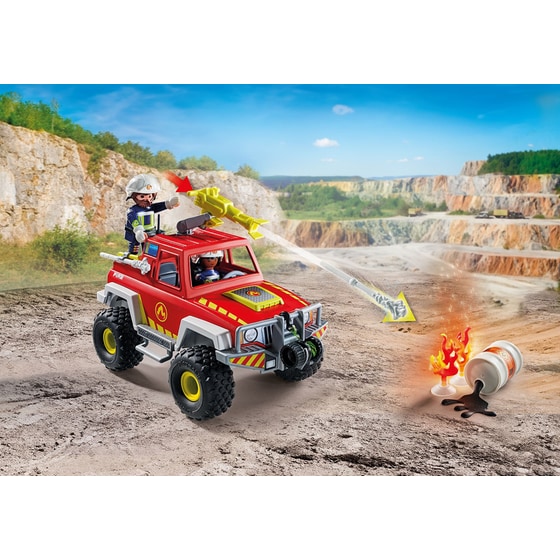 Playmobil Πυροσβεστικό Όχημα 4x4 (71824) image 4
