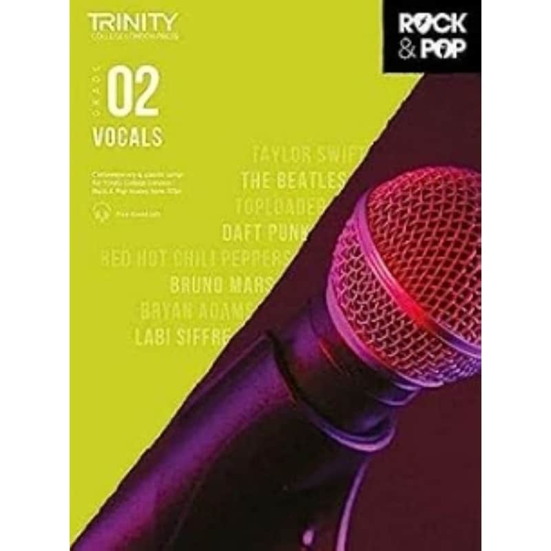 Trinity College London Rock Pop 2018 Vocals Grade 2