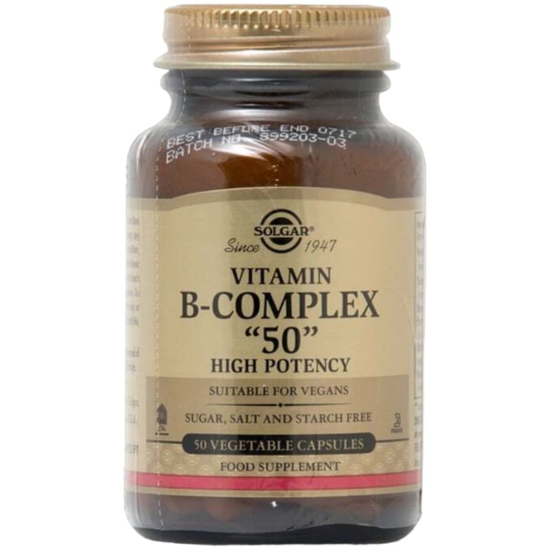 Solgar Vitamin B-complex 50 - 50 κάψουλες