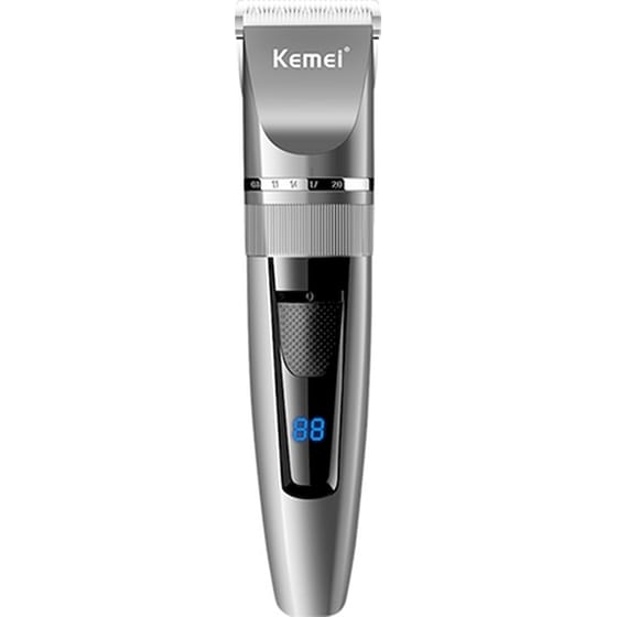 Κουρευτική Μηχανή Kemei KM-5519 Inox image 0