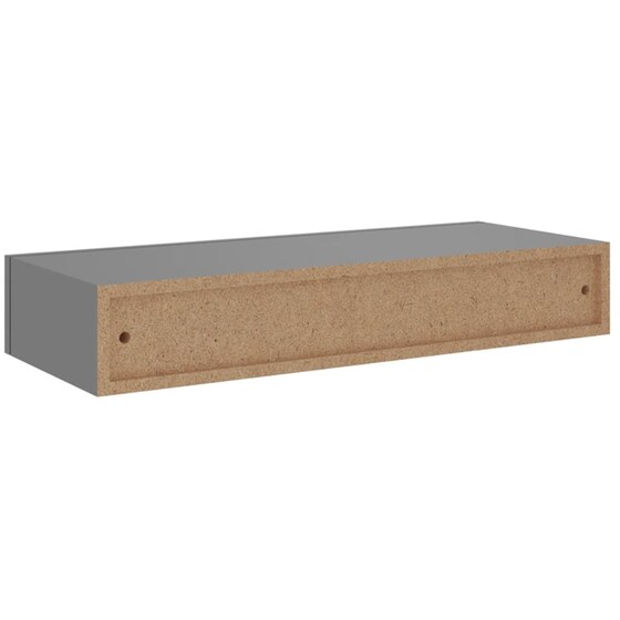 Ράφι Τοίχου VidaXL από MDF 60x23.5x10 cm - Γκρι image 4