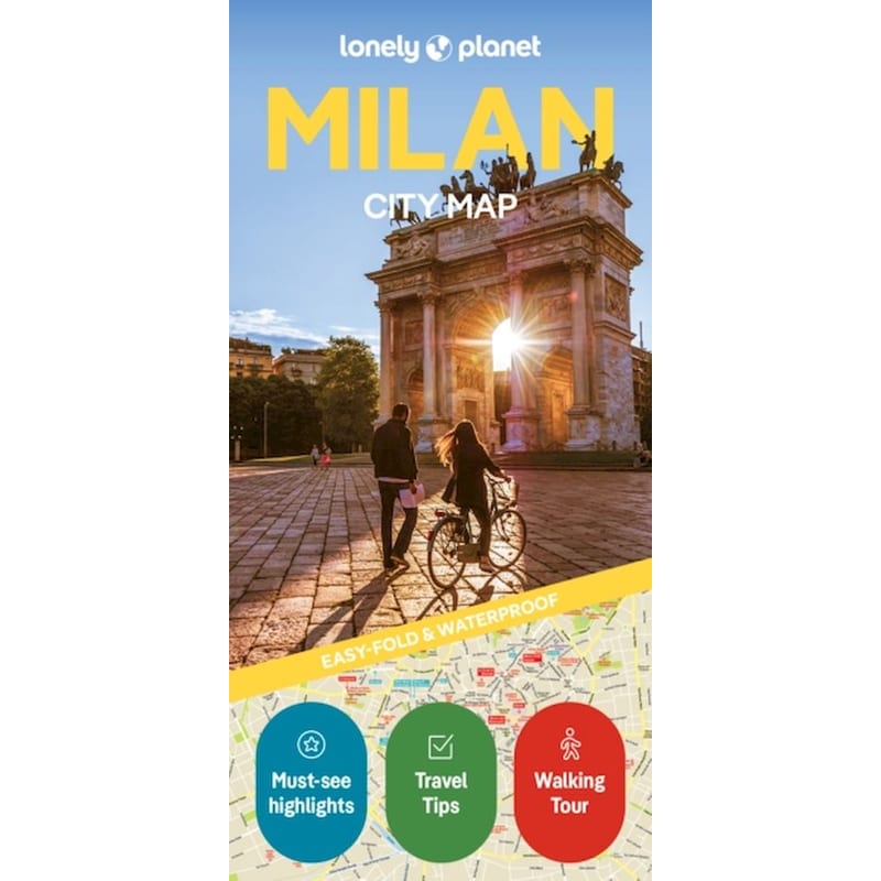 Lonely Planet Milan City Map