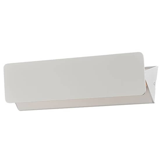 Απλίκα Τοίχου Led Aca Pyramid Zd806410ledwh από Αλουμίνιο 31x6.45x8 cm - Λευκή image 0