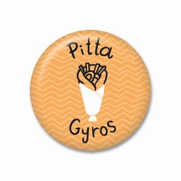 Μαγνήτης GNF Thinkofme Small Pitta Gyros - Κίτρινο
