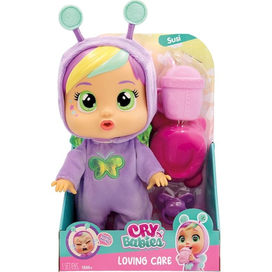 Cry Babies Κλαψουλίνια Αγαπουλίνια Loving Care Διαδραστική Κούκλα που Κλαίει με Αληθινά Δάκρυα - Τυχαία Επιλογή image 1