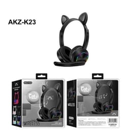 AKZ-K23 Παιδικά Gaming Ασύρματα Ακουστικά Bluetooth με LED Φωτισμό - Μαύρα