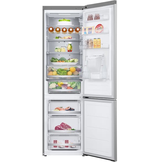 LG GBF7272DPY Total No Frost 386 Lt Ασημί Ψυγειοκαταψύκτης image 2