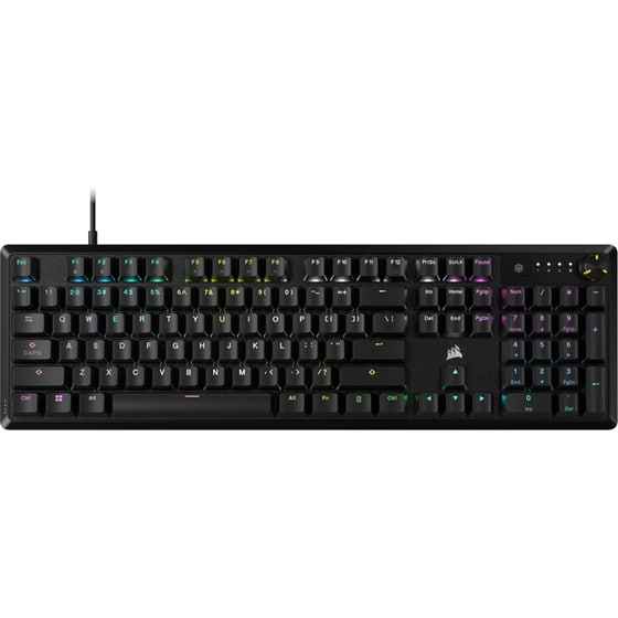 Corsair K70 Core RGB Gaming Ενσύρματο Full Size Πληκτρολόγιο με RGB Μαύρο (US) image 0