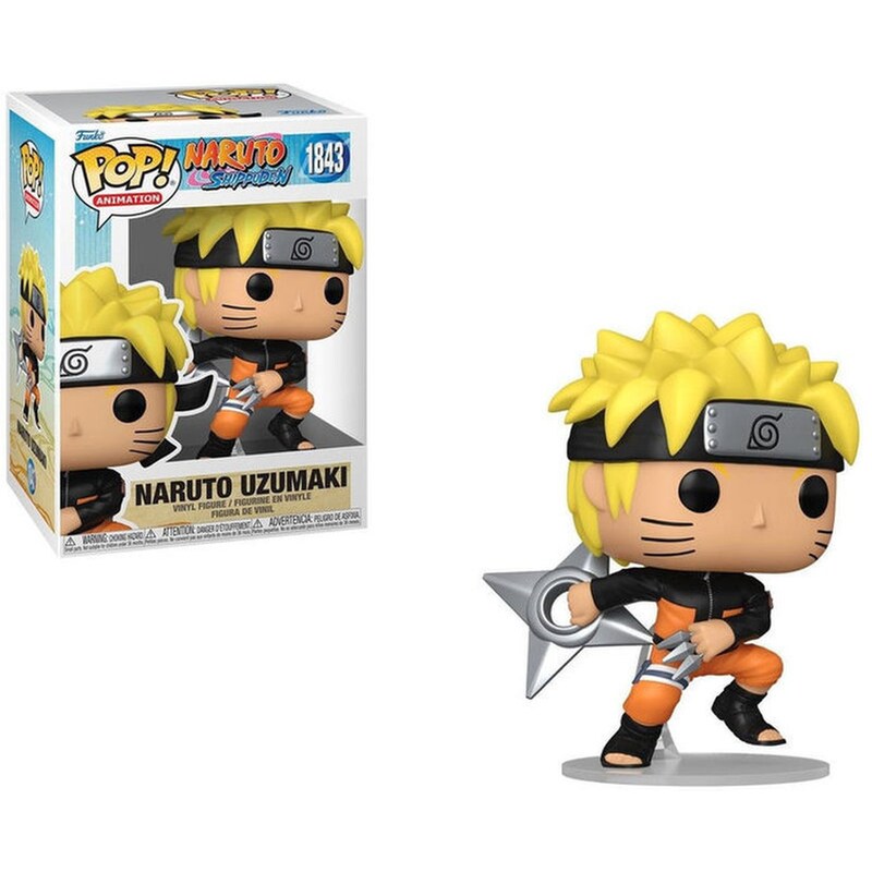 Φιγούρα Funko Pop! Naruto Shippuden - Naruto Uzumaki With Shuriken #1843
