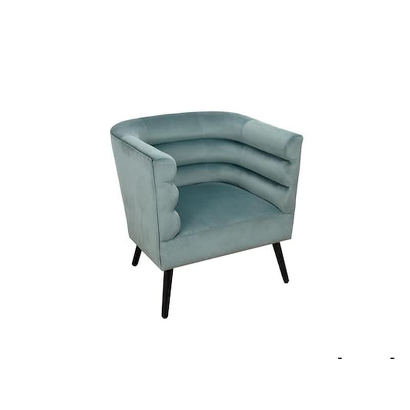 Πολυθρόνα Aria Trade από Βελούδο - Γκρι