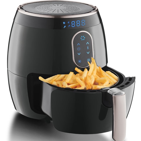 BERLINGER HAUS BH-9169 1350 W με Αποσπώμενο Κάδο 2.6 L Μαύρο Φριτέζα Αέρος image 2