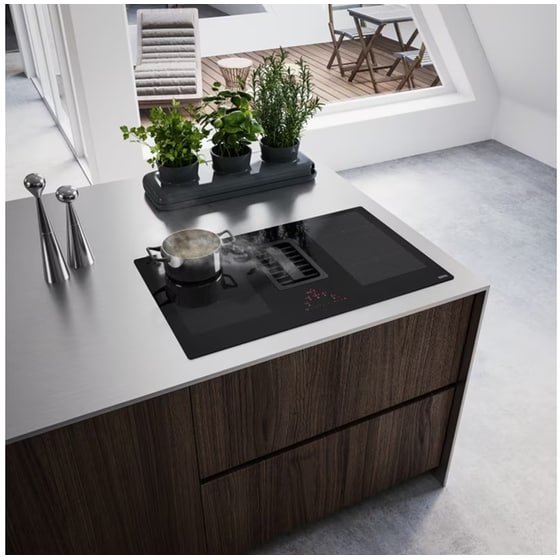 FRANKE Maris FMA 839 HI με Απορροφητήρα 83 cm Μαύρο Εστία Επαγωγική image 5