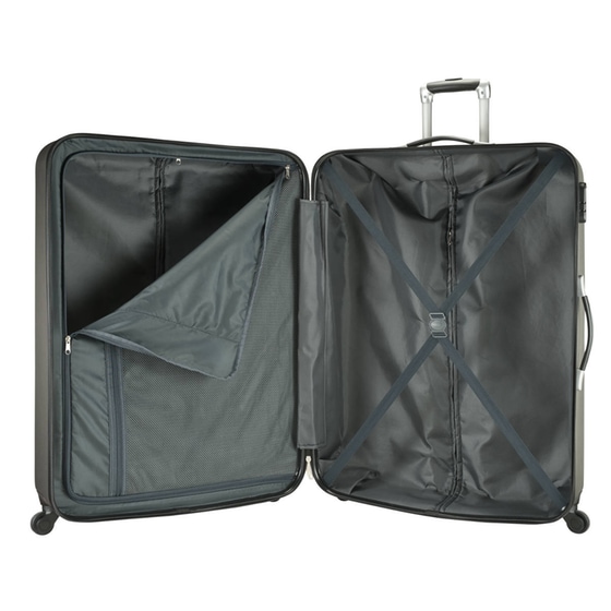 Βαλίτσα Μεγάλη Trolley Princess Traveller San Marino από ABS 82x60x30cm Anthracite image 3
