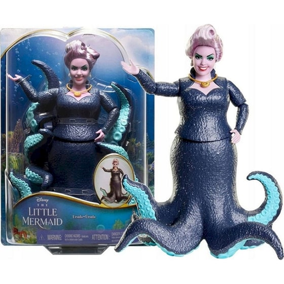 Κούκλα Disney Η Μικρή Γοργόνα Ούρσουλα Με Αξεσουάρ (HLX12) image 0
