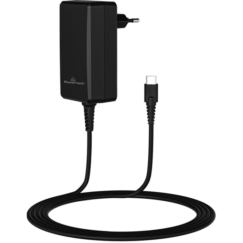 Φορτιστής POWERTECH PT-1157 Universal για laptop με υποδοχή USB-C - 90 W