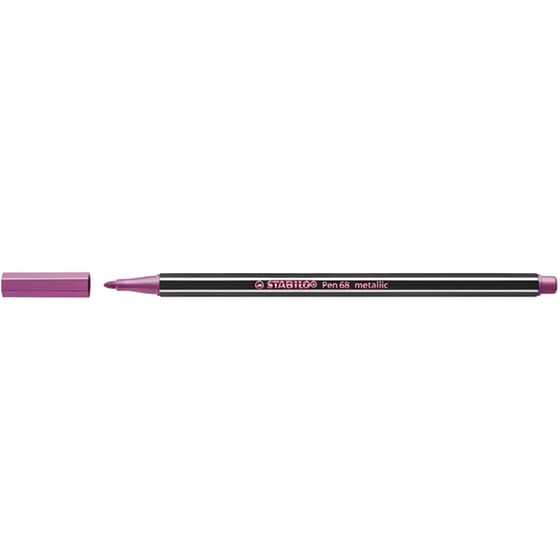 Μαρκαδόρος Γραφής Stabilo Pen 68 Metallic Rose 1.0 mm image 0
