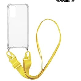 Θήκη Xiaomi Redmi Note 12 Pro 5G - Sonique Armor Clear Με Κορδόνι - Ροζ