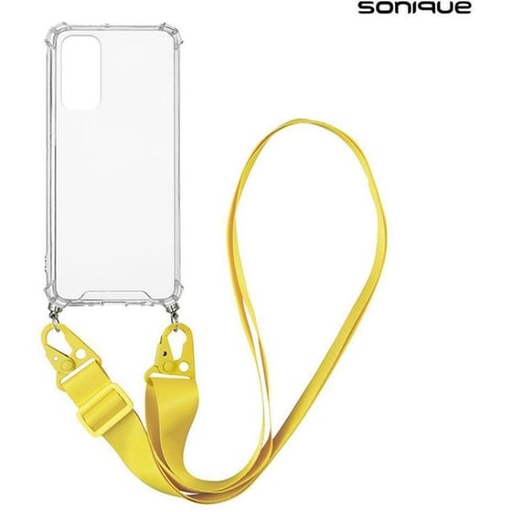 Θήκη Xiaomi Redmi Note 12 Pro 5G - Sonique Armor Clear Με Κορδόνι - Ροζ image 0