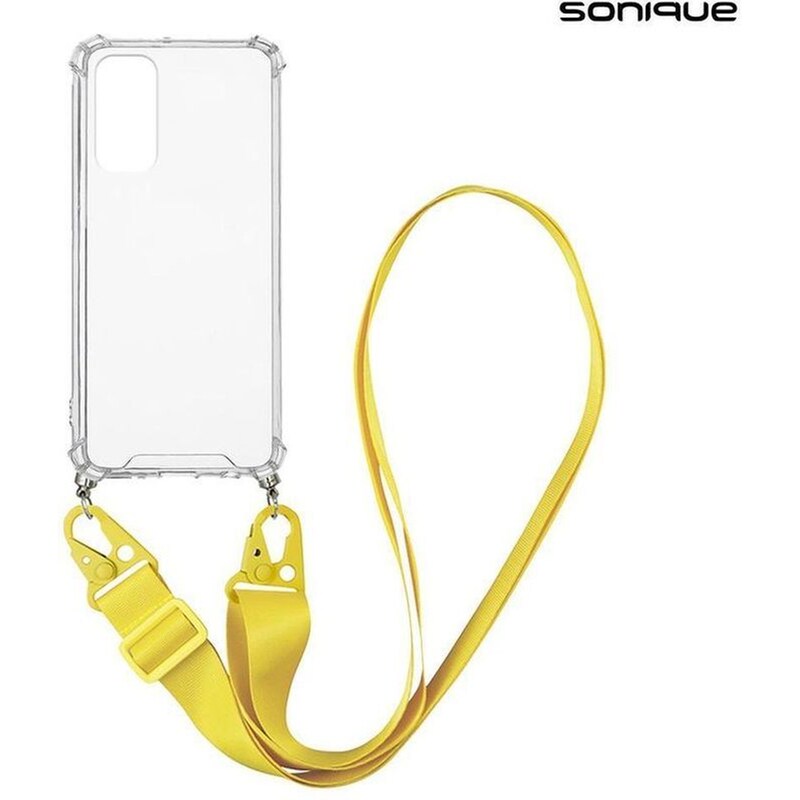 Θήκη Xiaomi Redmi Note 12 Pro 5G - Sonique Armor Clear Με Κορδόνι - Ροζ