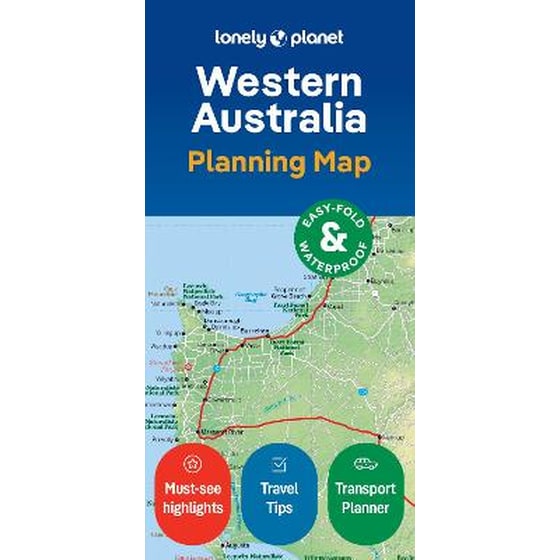 Lonely Planet Western Australia Planning Map image 0