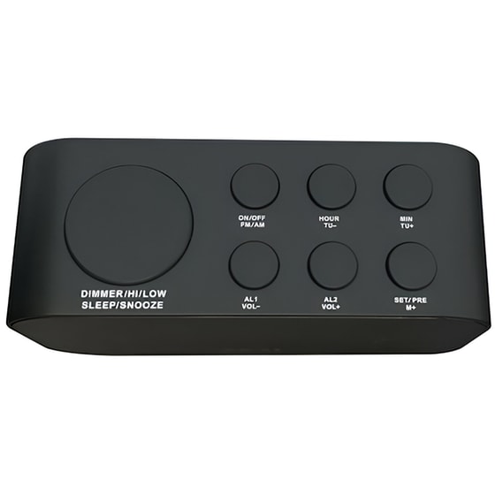 Ψηφιακό Ρολόι Akai Επιτραπέζιο ACR-3088 13.7x5.1x7.2 cm - Μαύρο image 1