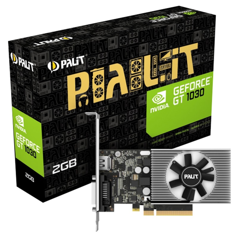 PALIT Κάρτα Γραφικών Palit GeForce GT1030 2GB GDDR4