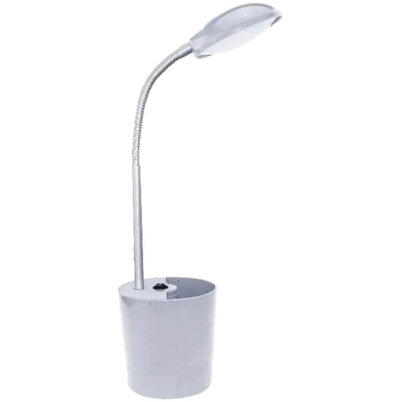 ACA DECOR Φωτιστικό Γραφείου Aca Decor Hullen LED 4000K Μεταλλικό με Μολυβοθήκη 11x21.5x49 cm - Γκρι