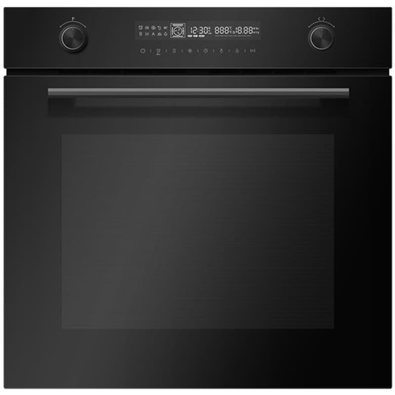 DAVOLINE BI O 1472 72 Lt Μαύρο Εντοιχιζόμενος Φούρνος Άνω Πάγκου DEVOLINE