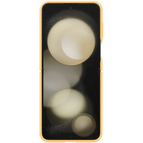 Θήκη Samsung  Galaxy Z Flip5 - Samsung Silicon Case with Ring - Apricot image 2