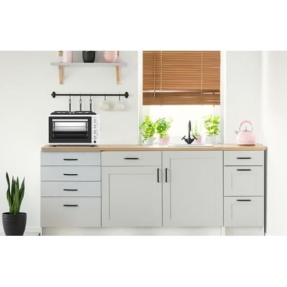 DAVOLINE URBAN CHEF 3703 W 37 Lt Λευκό Ηλεκτρικό Κουζινάκι image 1