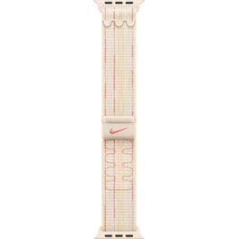Λουράκι Apple Nike Sport Loop για Apple Watch 46mm - Starlight/Pink