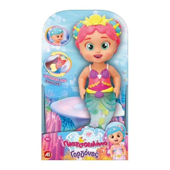 Πλατσουλίνια Shimmer Mermaids Κούκλα Μπάνιου image 7