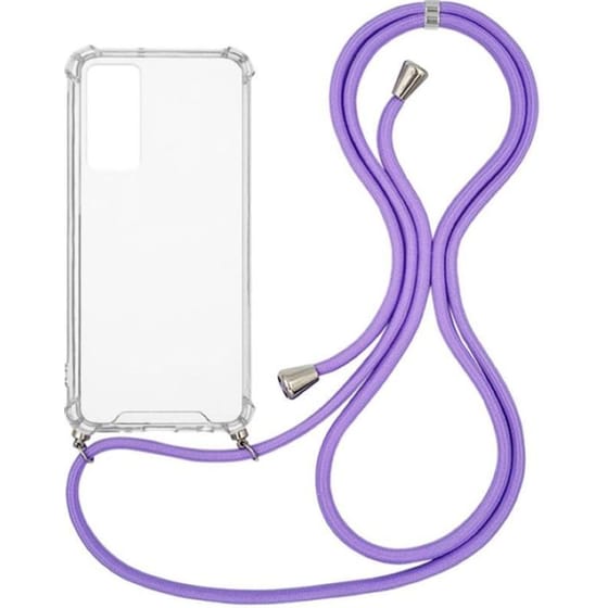 Θήκη Xiaomi Xiaomi 12X 5G - Sonique Armor Clear Με Κορδόνι  - Λιλά image 0