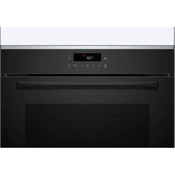 BOSCH HBA272BB3 71 Lt Μαύρο Εντοιχιζόμενος Φούρνος Άνω Πάγκου image 1
