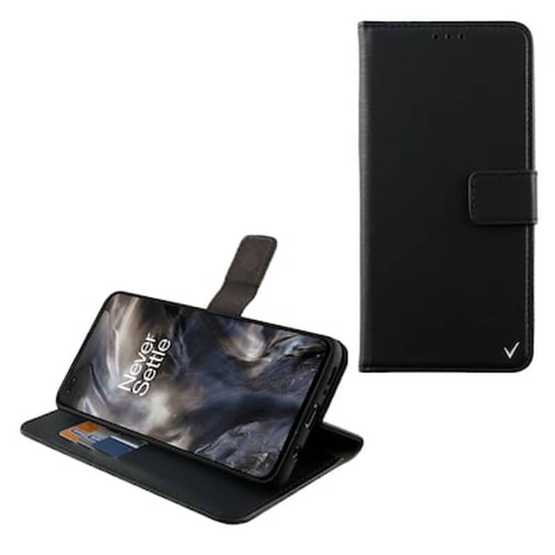 Θήκη Oneplus Nord - Volte-tel Allure Magnet Book Stand Clip - Black VOLTE-TEL