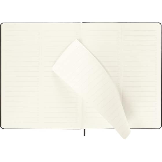 Ημερολόγιο Εβδομαδιαίο Moleskine 2025 12M Xlarge Black Hard image 6